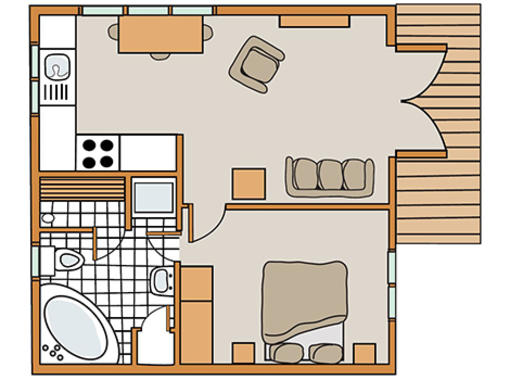 Floor plan for Tissington Classic Skyline 1