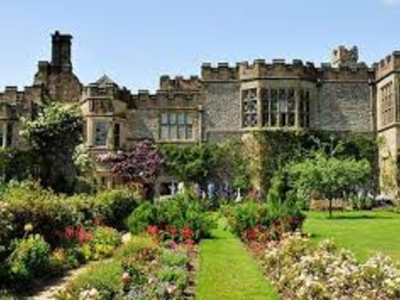 Haddon Hall with beautiful gardens